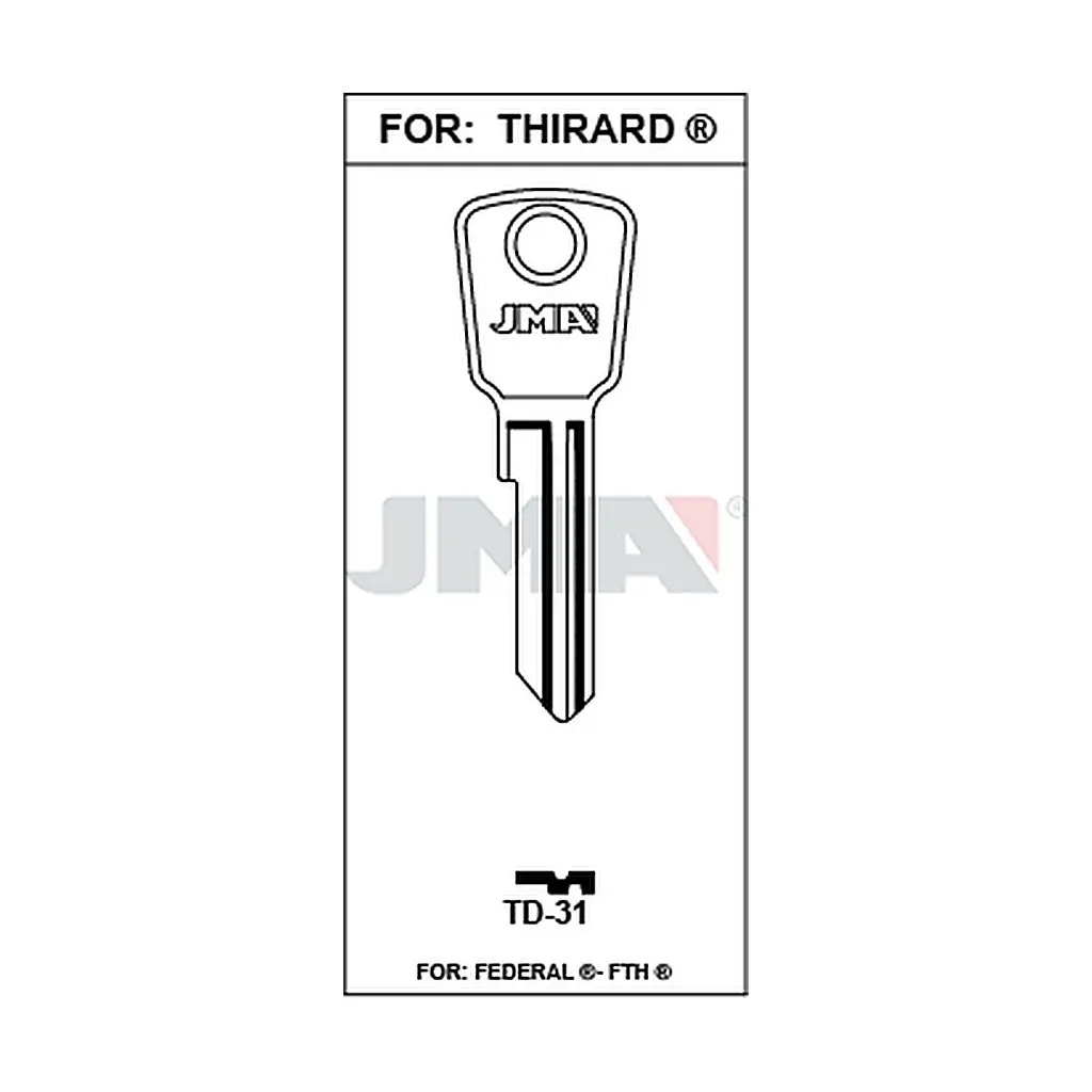 Clé plate acier TD-31