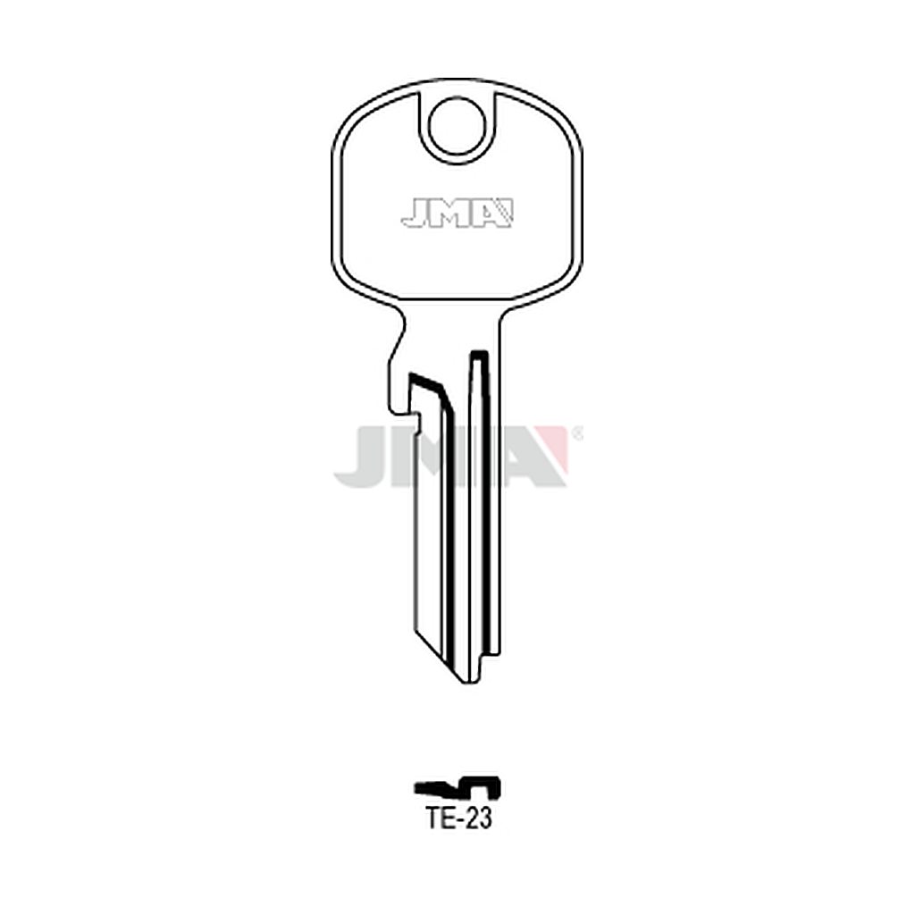 Clé plate acier TE-23