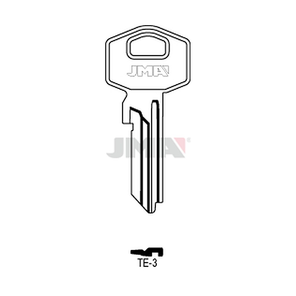 Clé plate acier TE-3