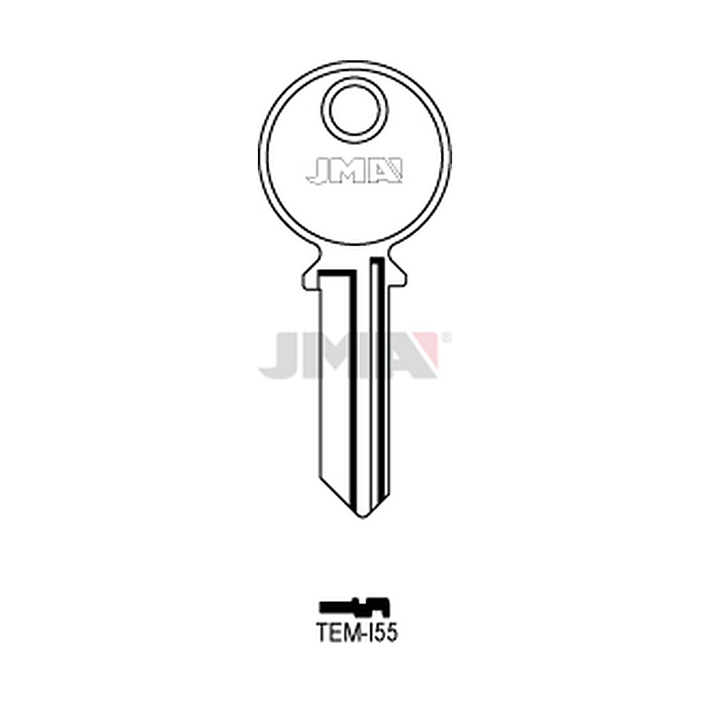 Clé plate acier TEM-I55