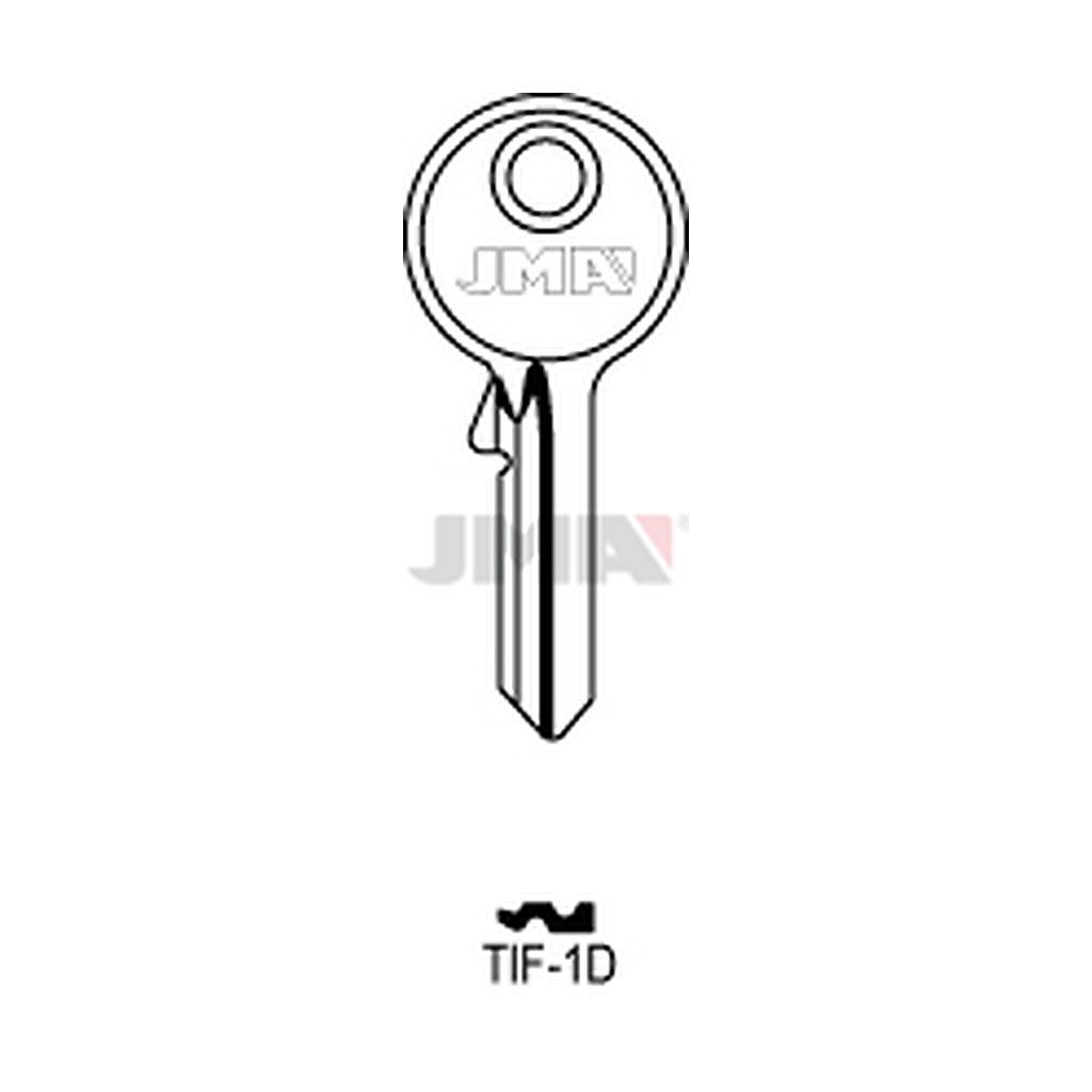 Clé plate acier TIF-1D