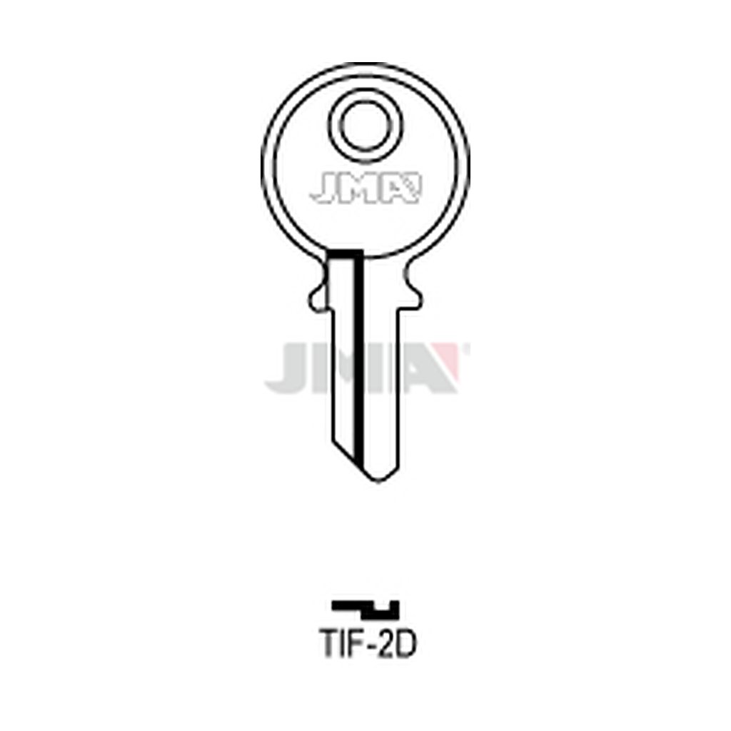Clé plate acier TIF-2D
