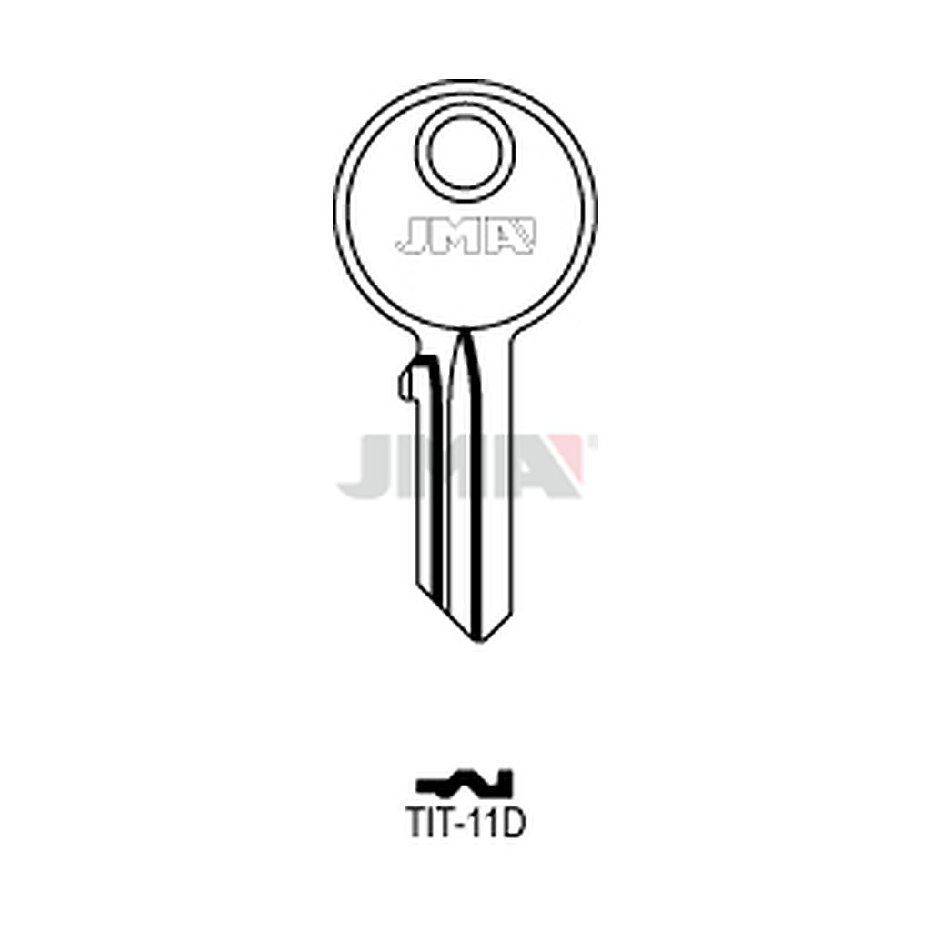 Clé plate acier TIT-11D
