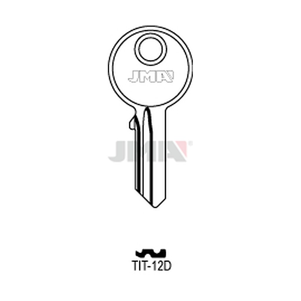 Clé plate acier TIT-12D