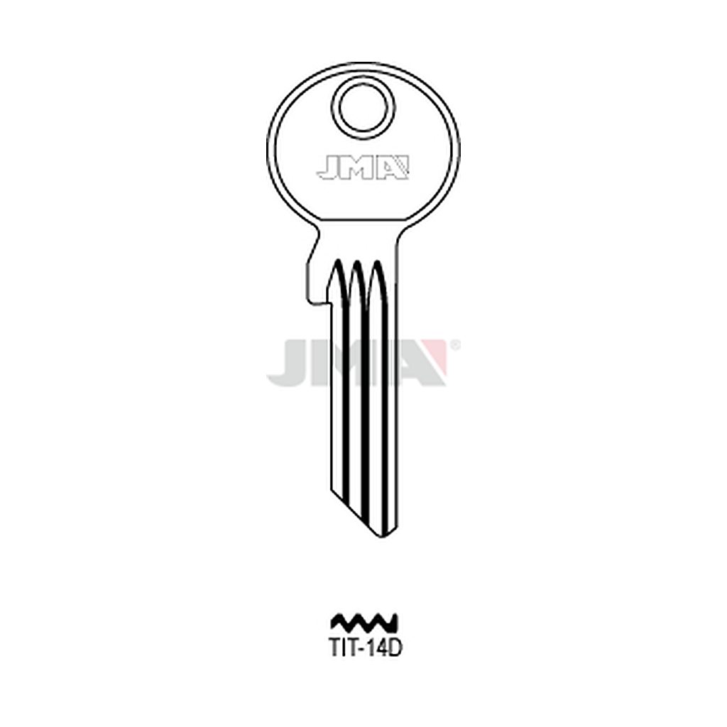 Clé plate acier neutre TX138 TIT-14D