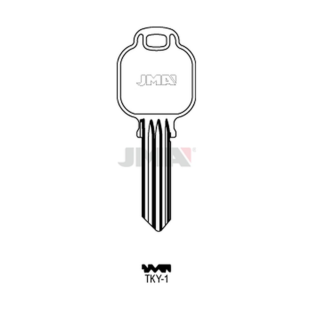 Clé plate ps acier TKY-1