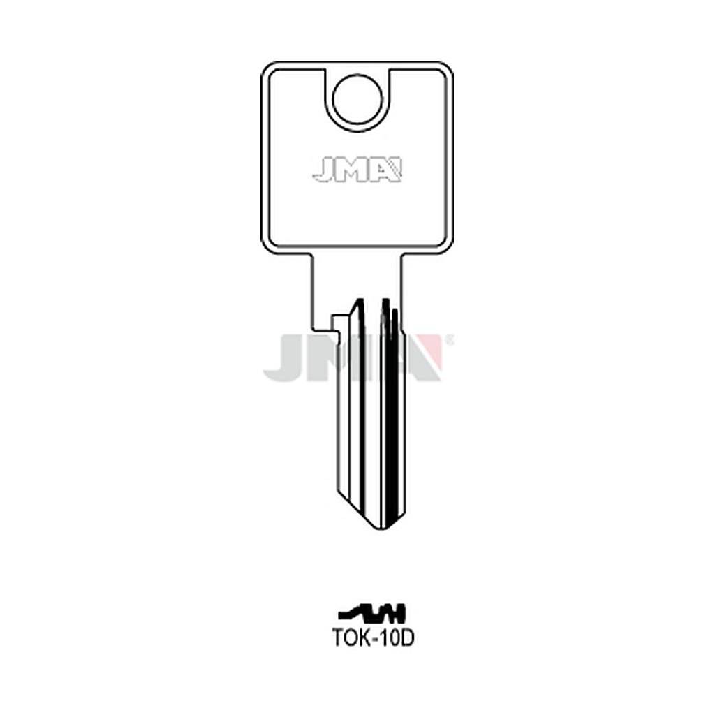 Clé plate ps acier TOK-10D