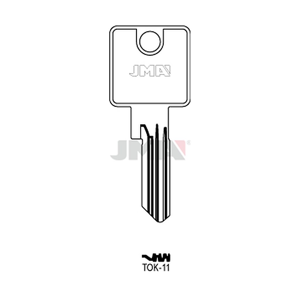 Clé plate ps acier TOK-11