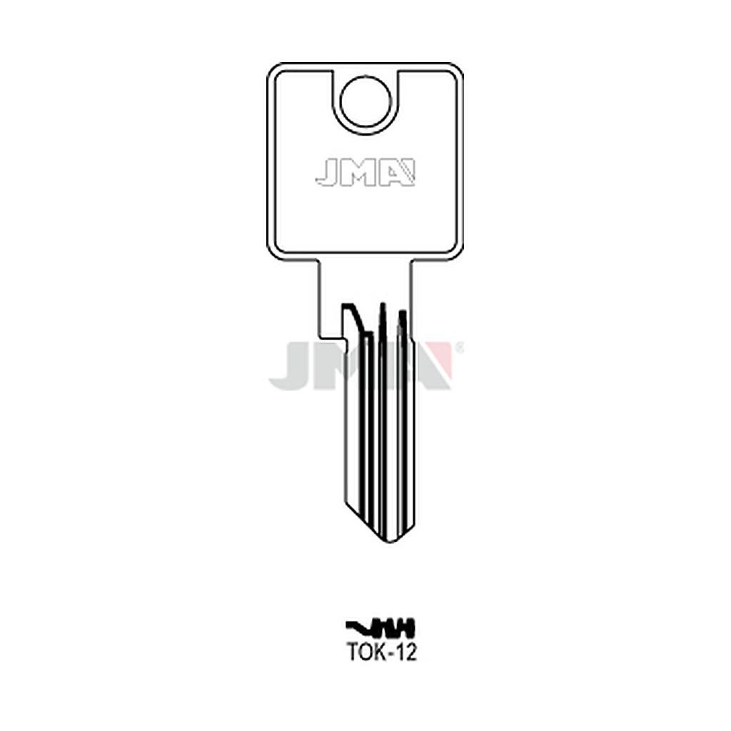 Clé plate ps acier TOK-12