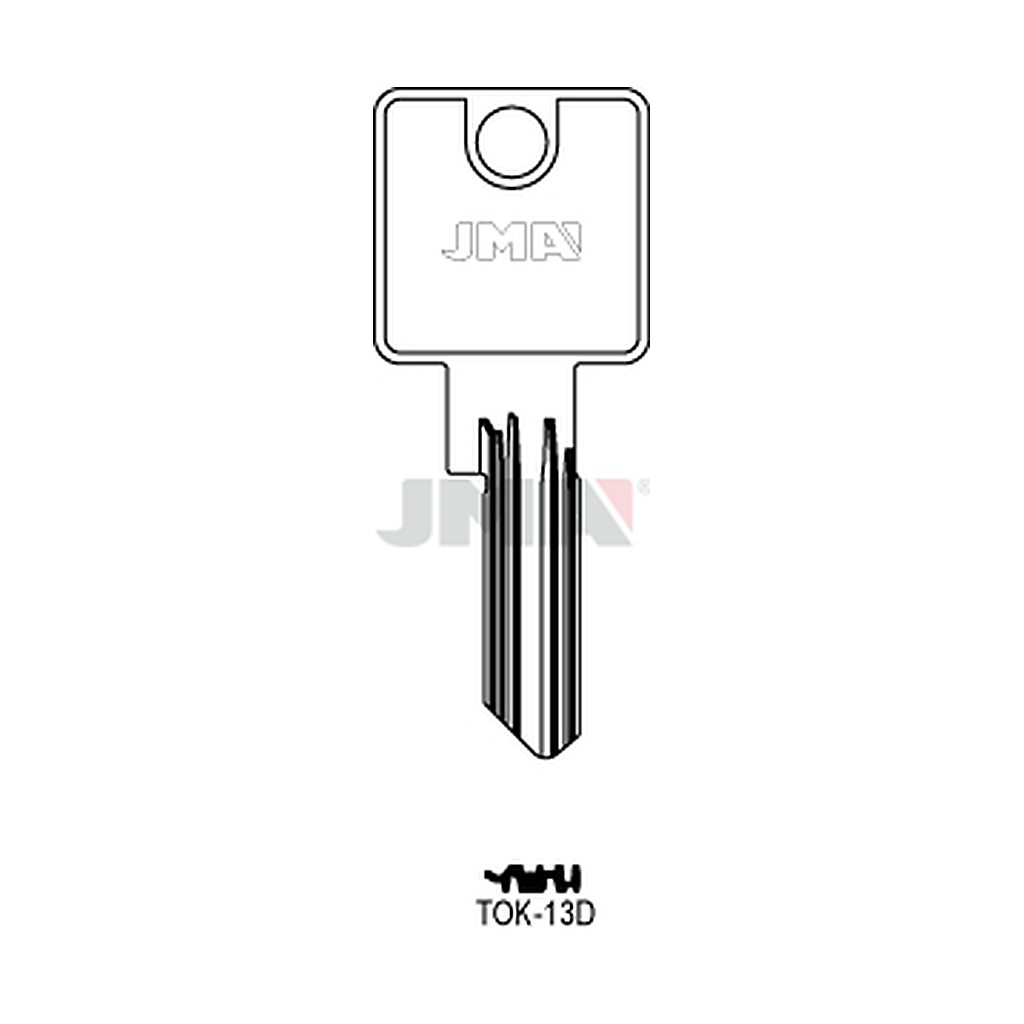 Clé plate ps acier TOK-13D