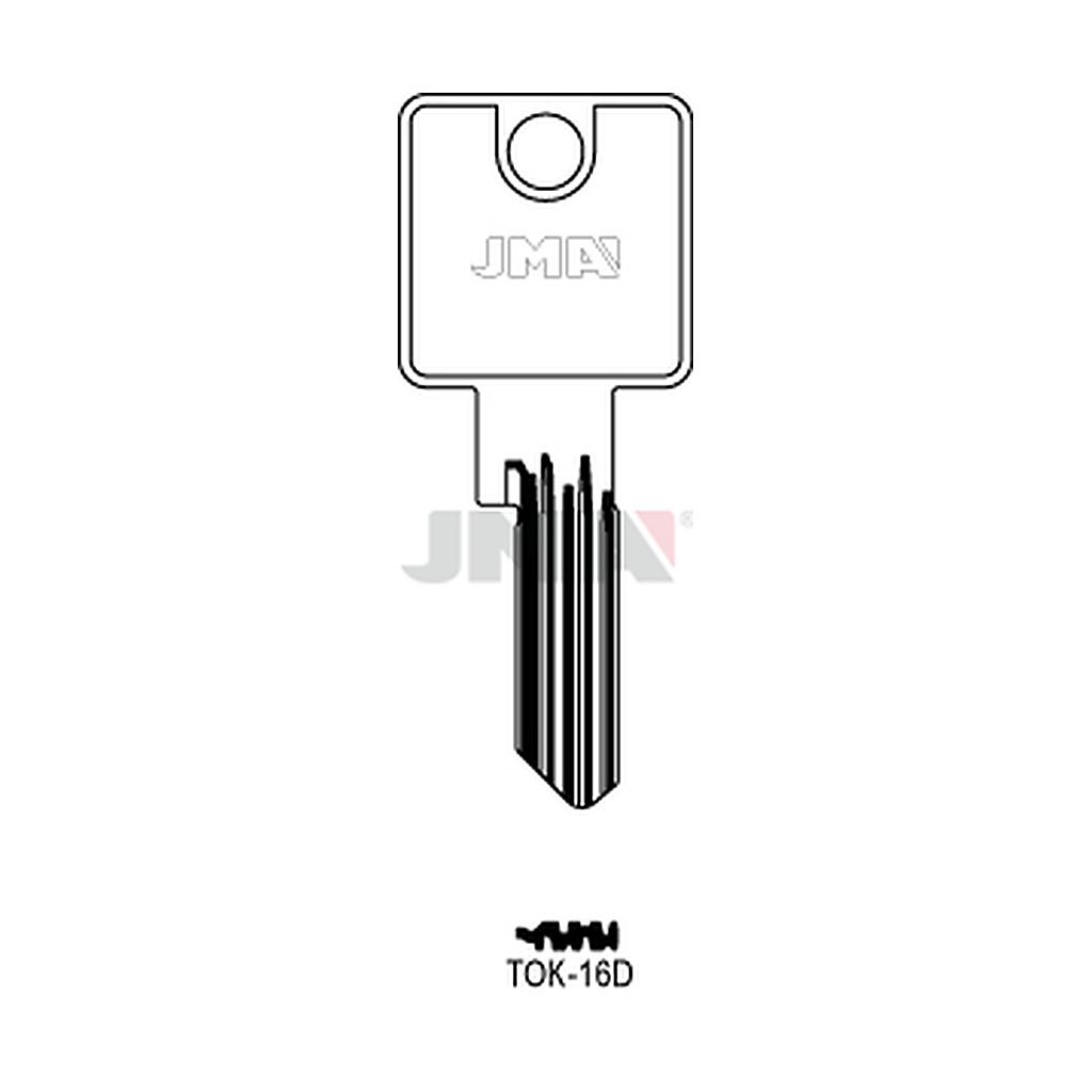 Clé plate ps acier TOK-16D