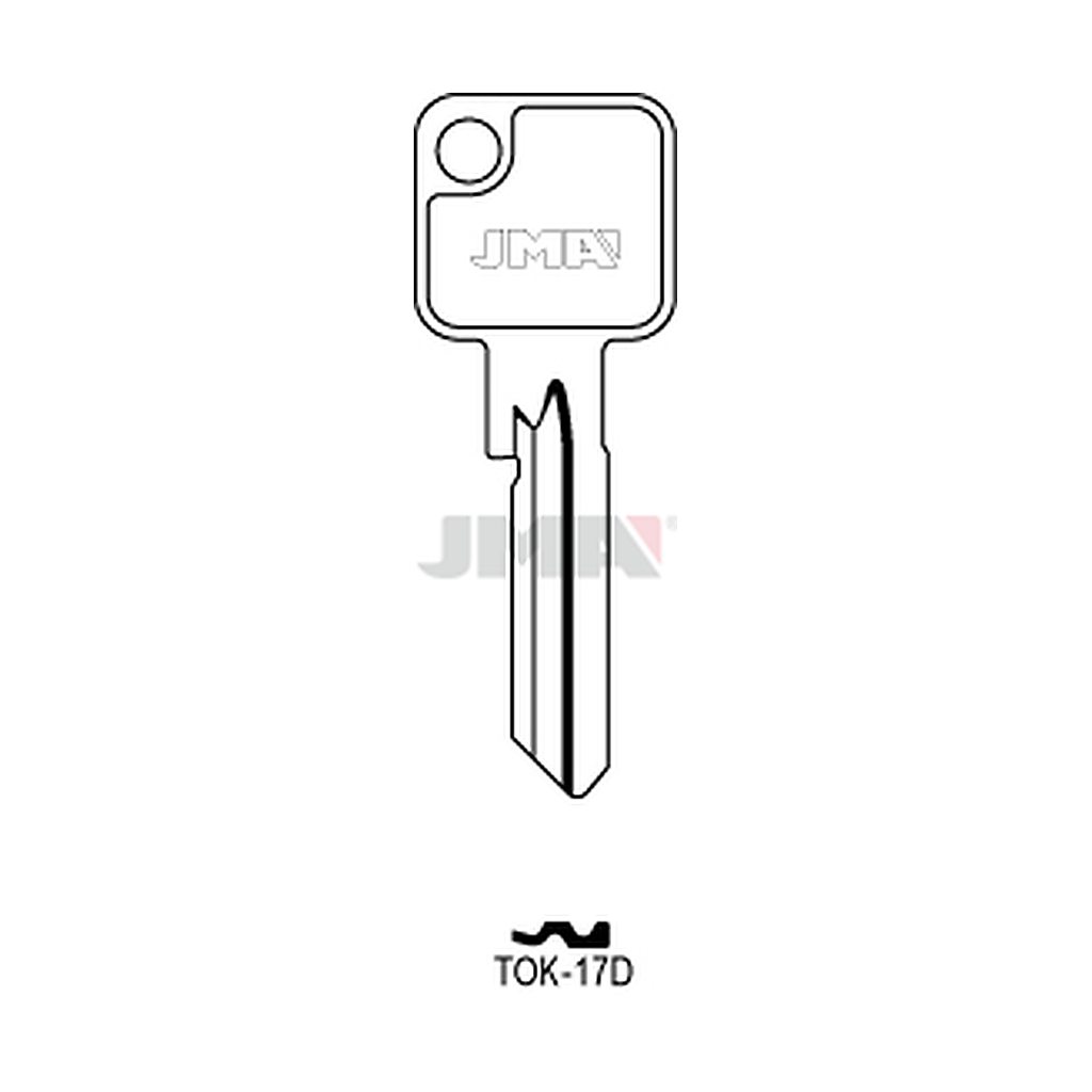 Clé plate acier TOK-17D