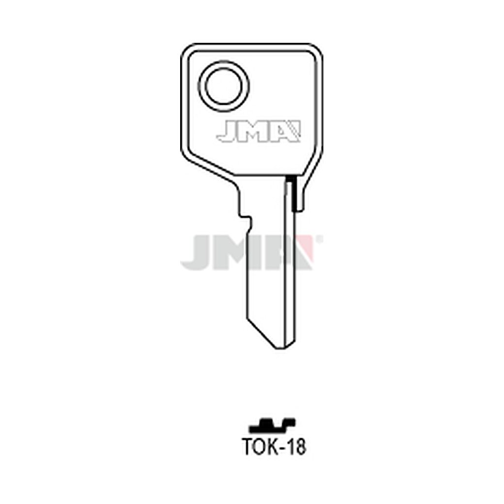 Clé plate acier TOK-18