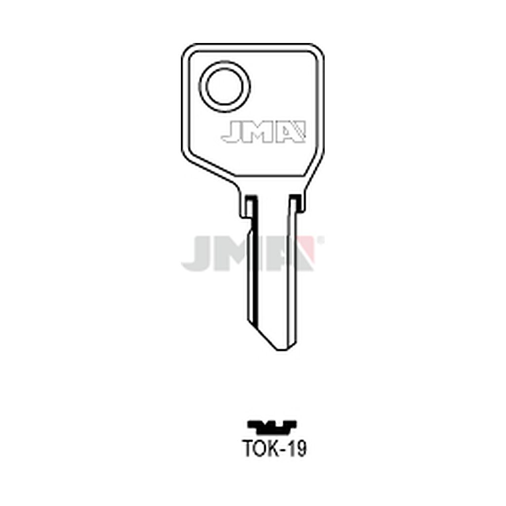 Clé plate acier TOK-19