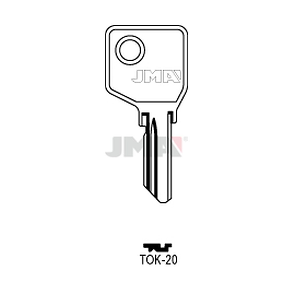 Clé plate acier TOK-20