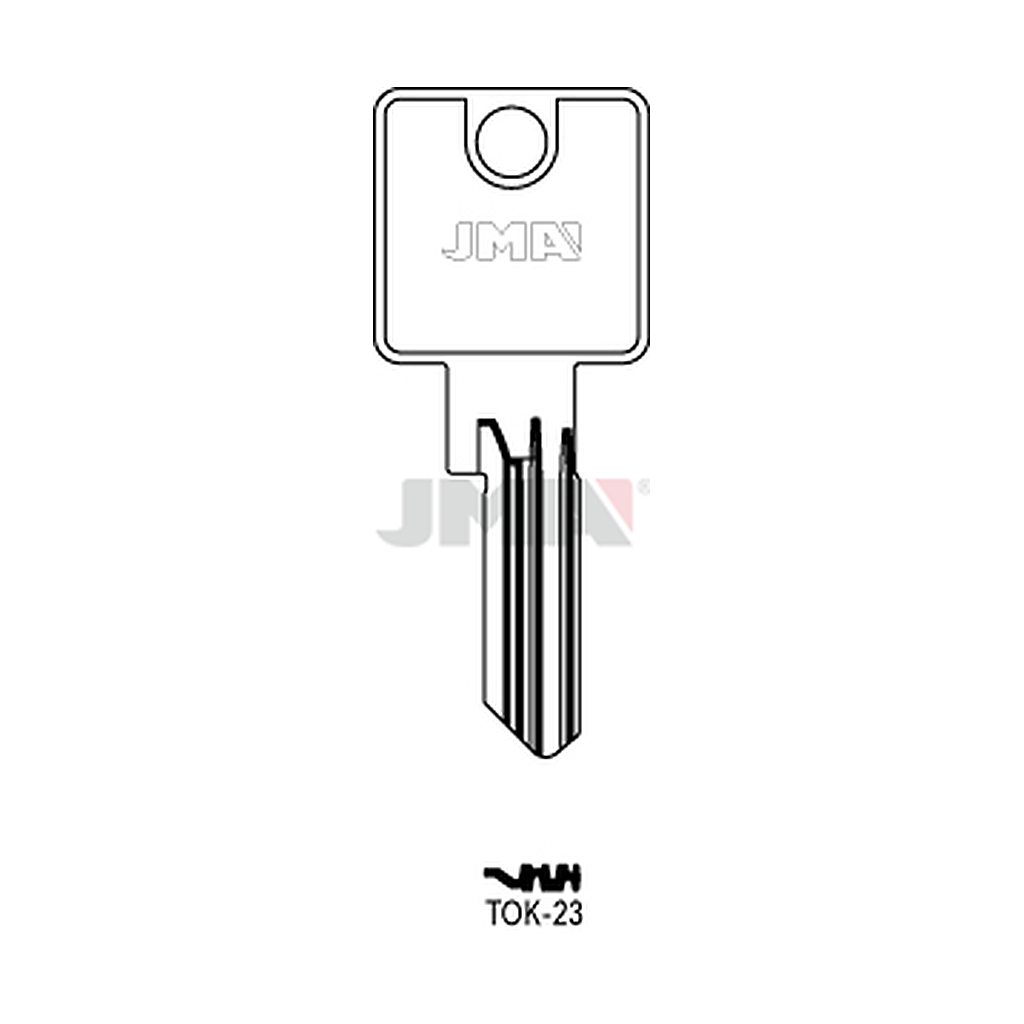 Clé plate ps acier TOK-23