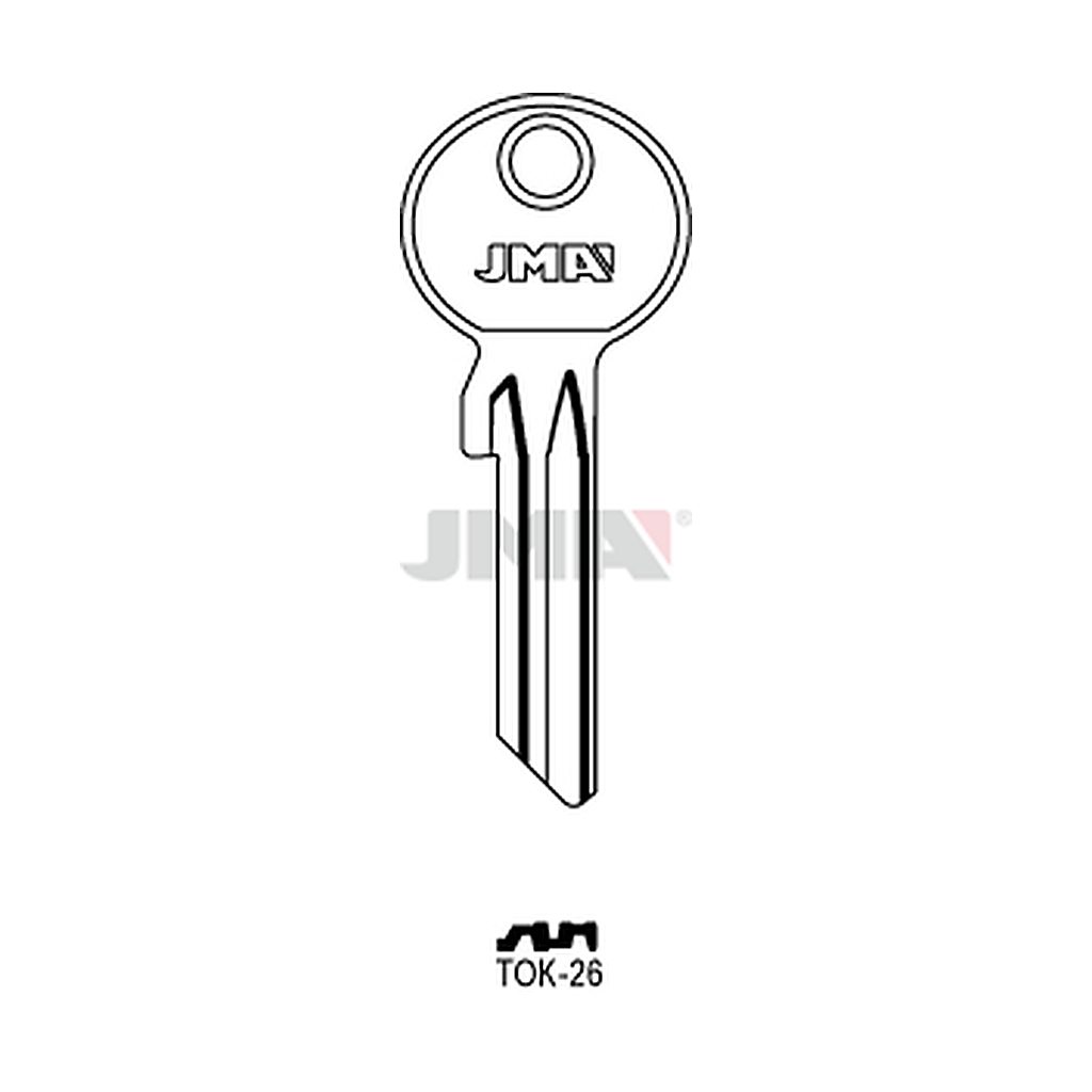 Clé plate ps acier TOK-26