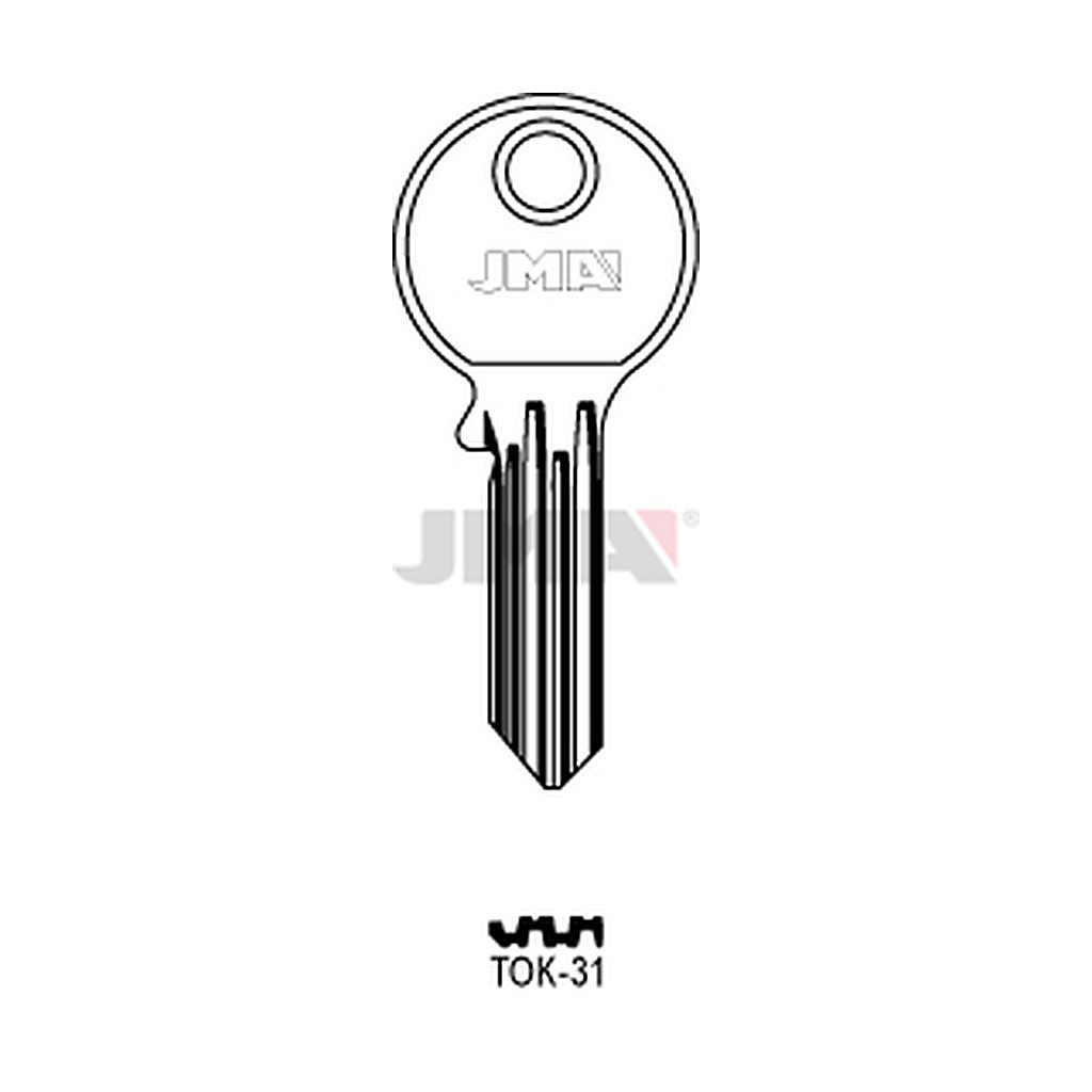Clé plate ps acier TOK-31