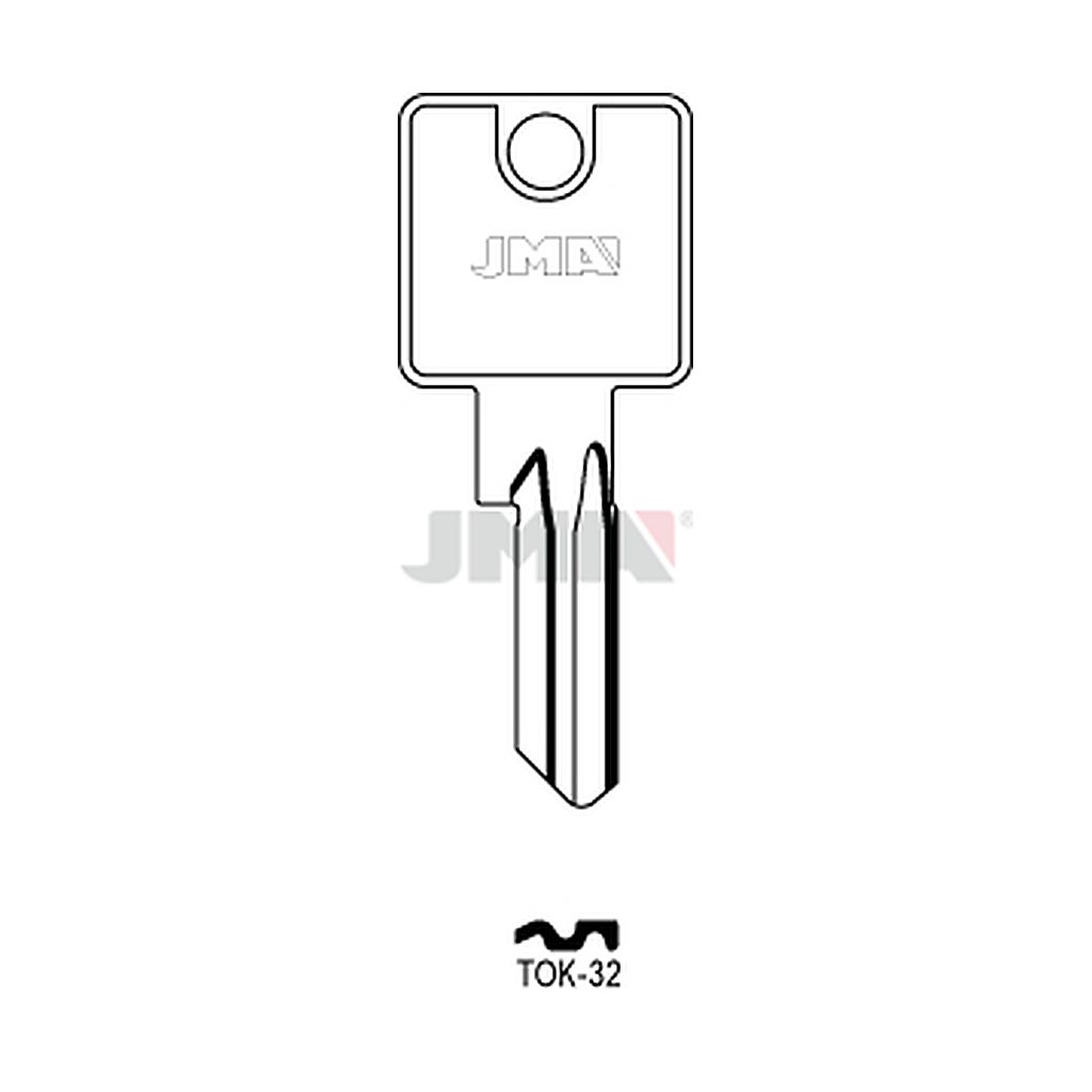Clé plate ps acier TOK-32
