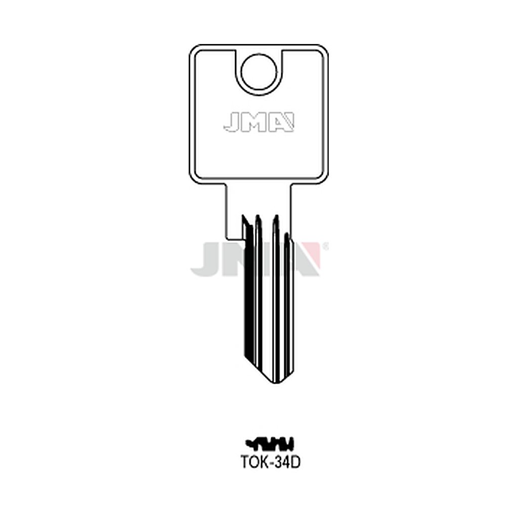 Clé plate ps acier TOK-34D