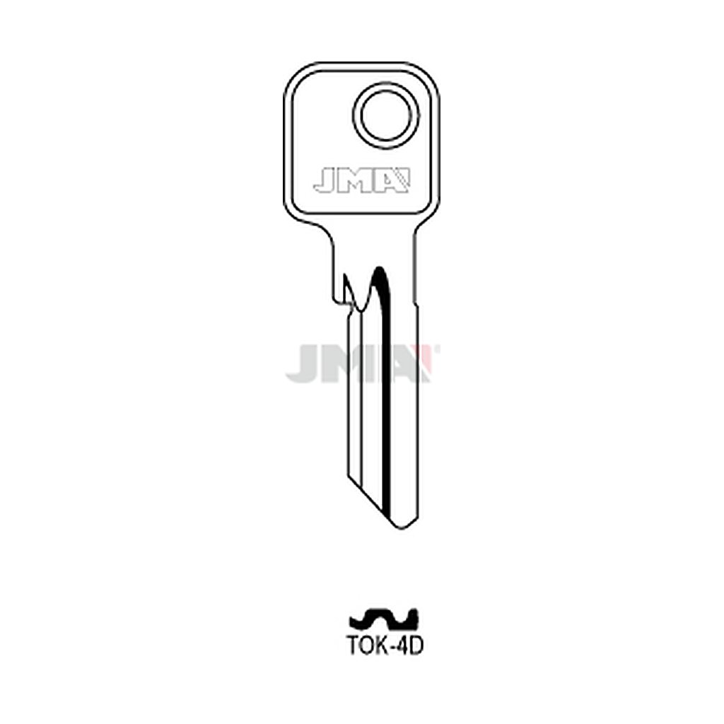 Clé plate acier TOK-4D