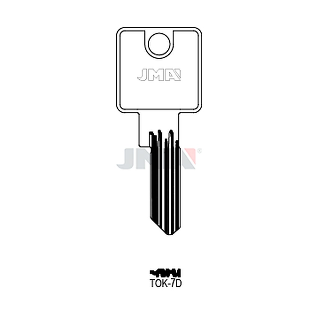 Clé plate ps acier TOK-7D