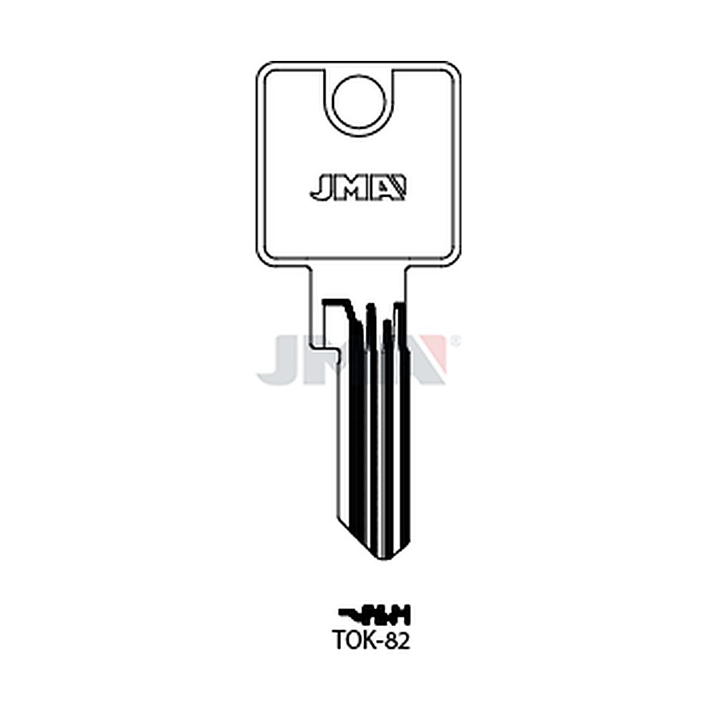 Clé plate ps acier TOK-82