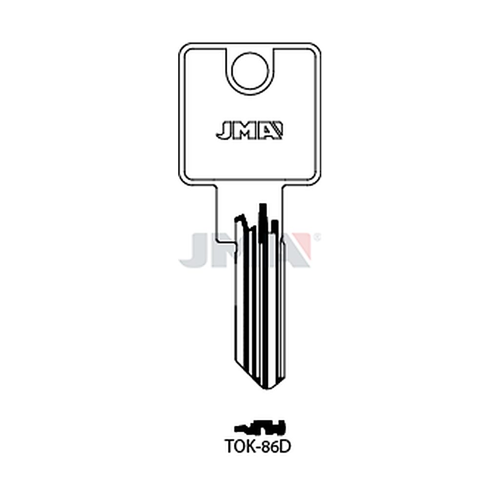 Clé plate ps acier TOK-86D