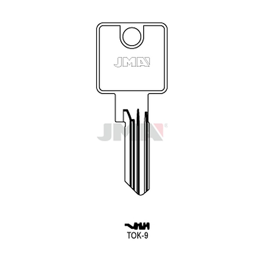 Clé plate ps acier TOK-9