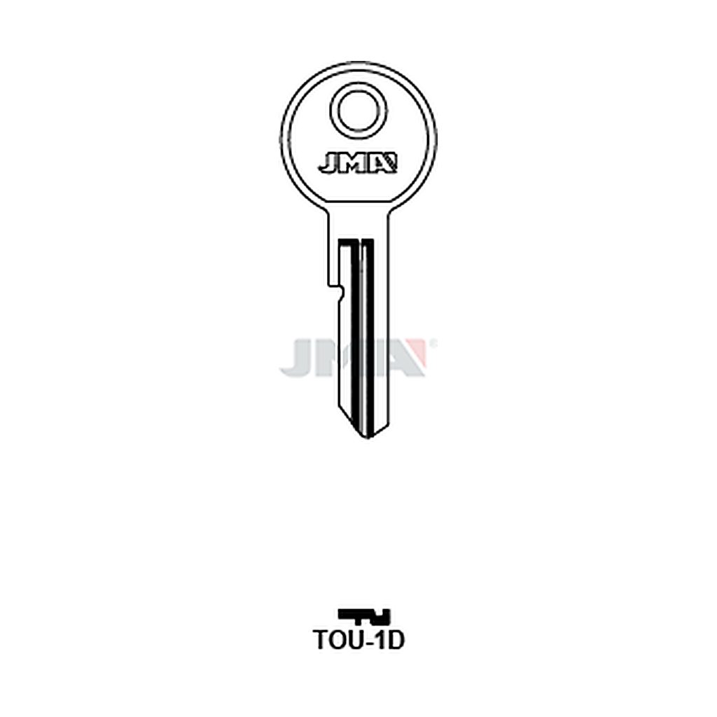 Clé plate acier TOU-1D
