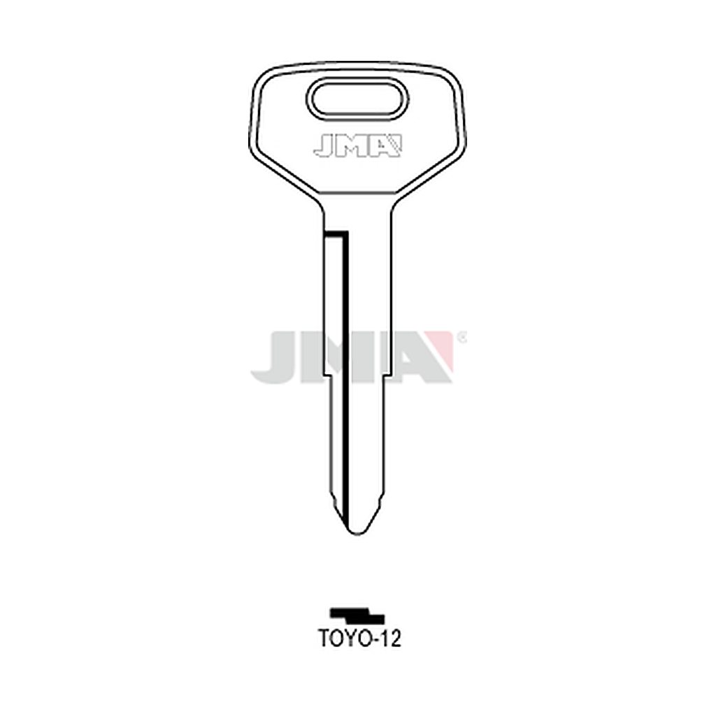 Clé plate acier TOYO-12