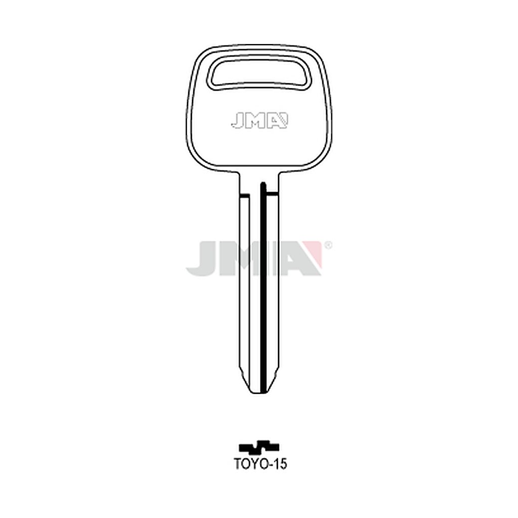 Clé plate acier TOYO-15