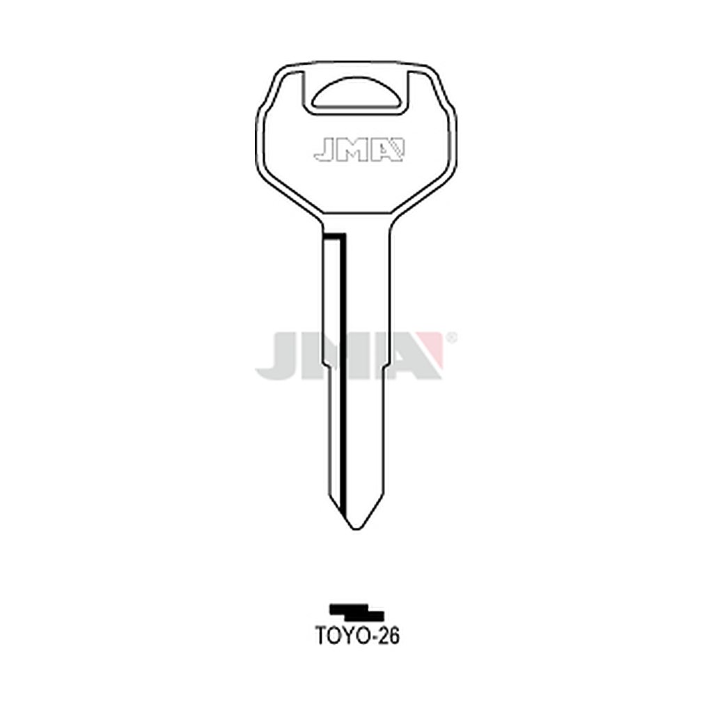 Clé plate acier TOYO-26