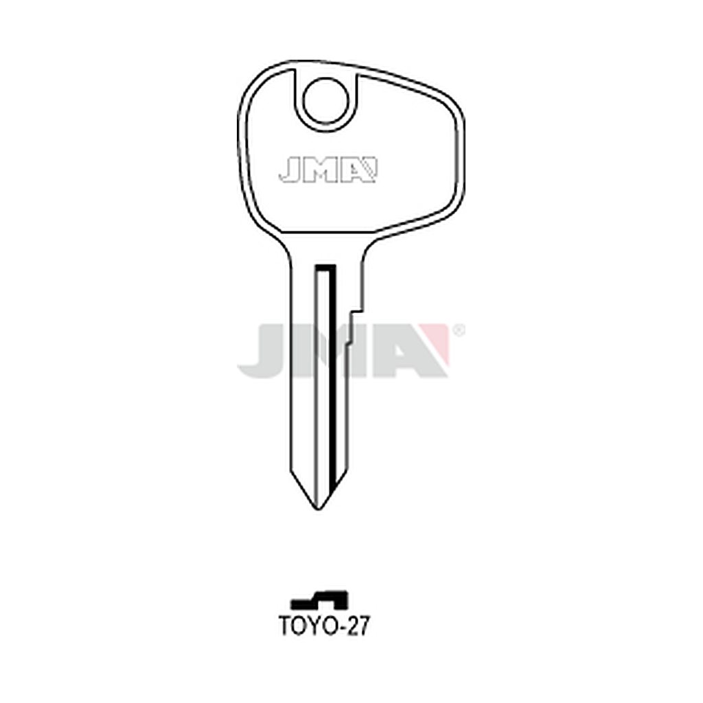 Clé plate acier TOYO-27