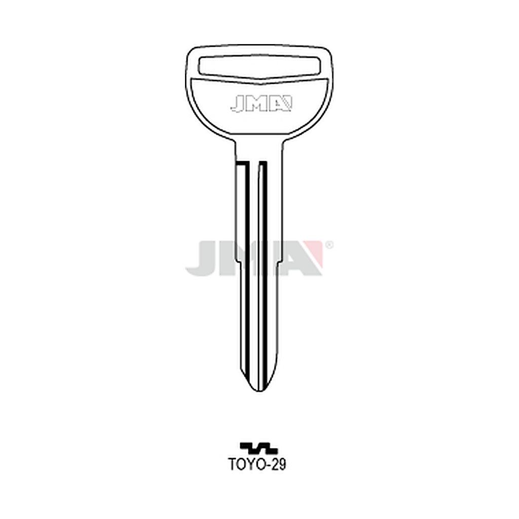Clé plate acier TOYO-29
