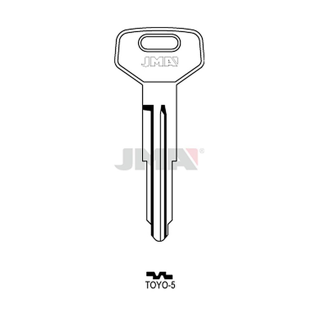 Clé plate acier TOYO-5