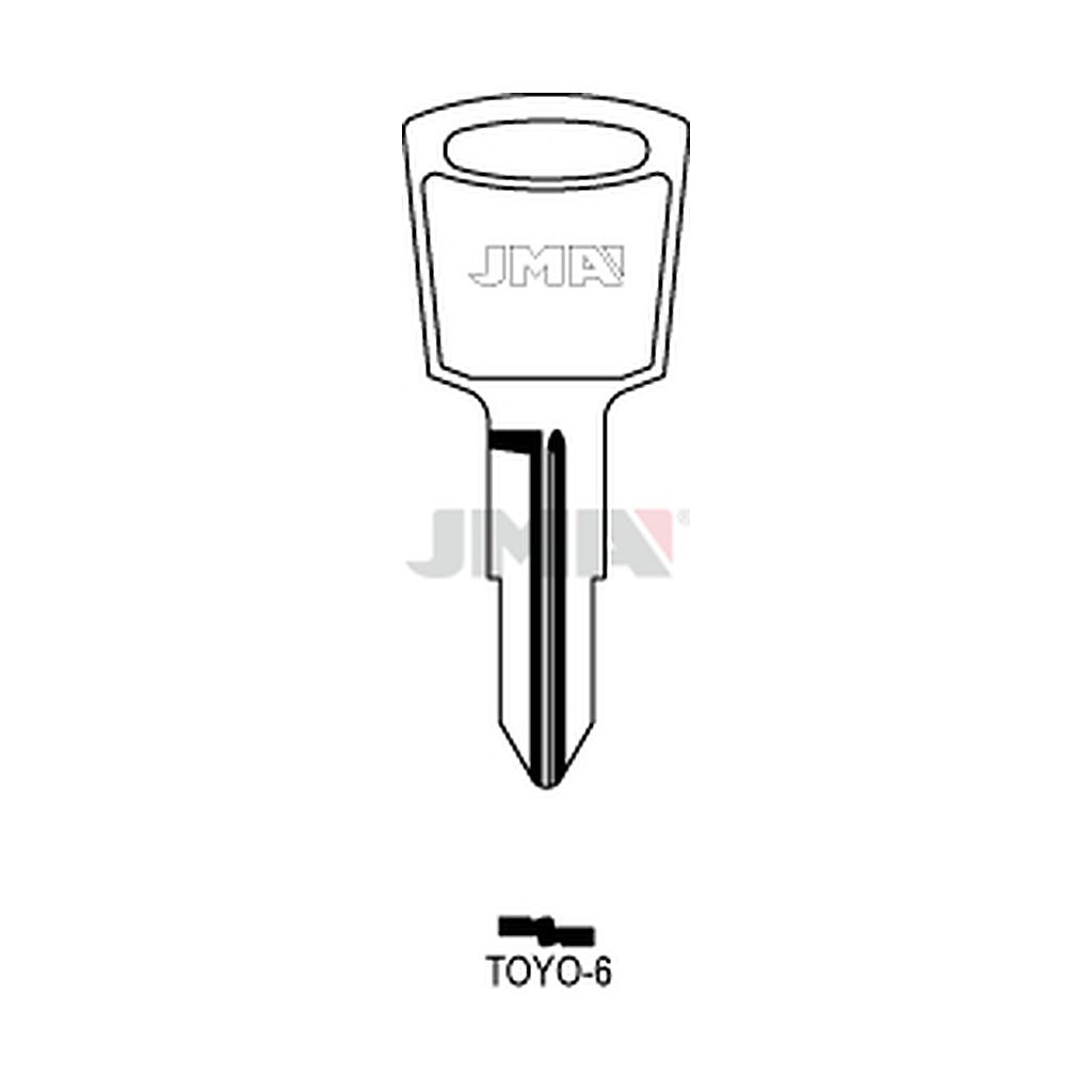 Clé plate acier TOYO-6