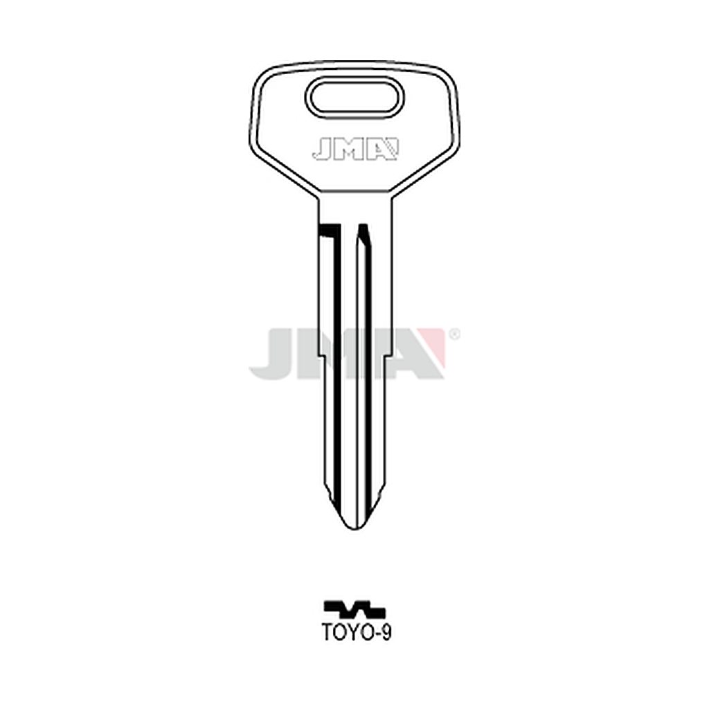 Clé plate acier TOYO-9
