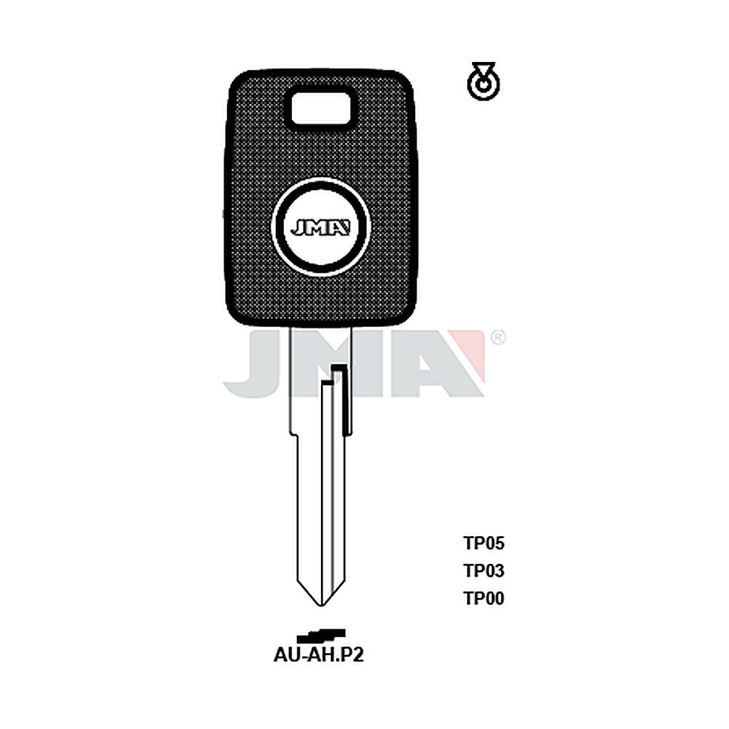 Clé t.p sans transponder TP00AU-AHP2
