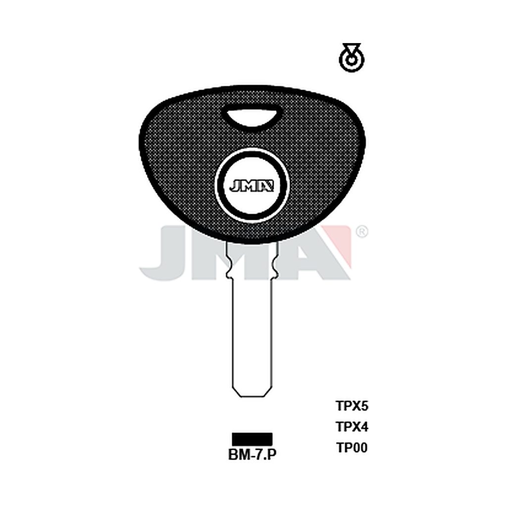 Clé t.p sans transponder TP00BM-7P
