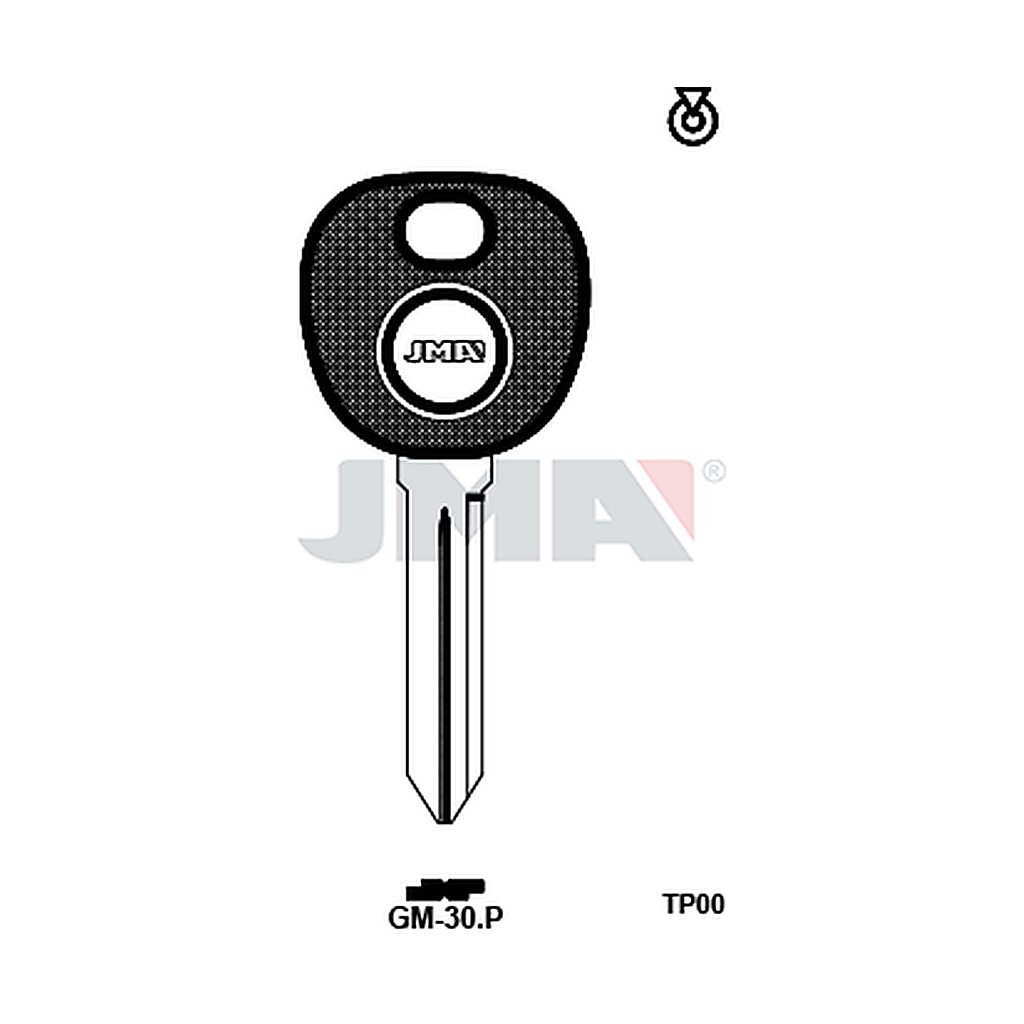 Clé t.p sans transponder TP00GM-30P
