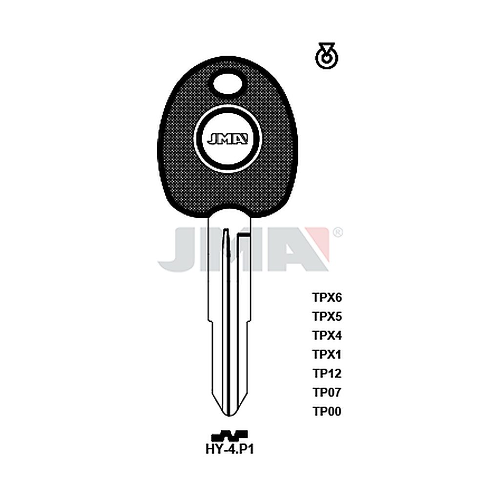 Clé t.p sans transponder TP00HY-4P1