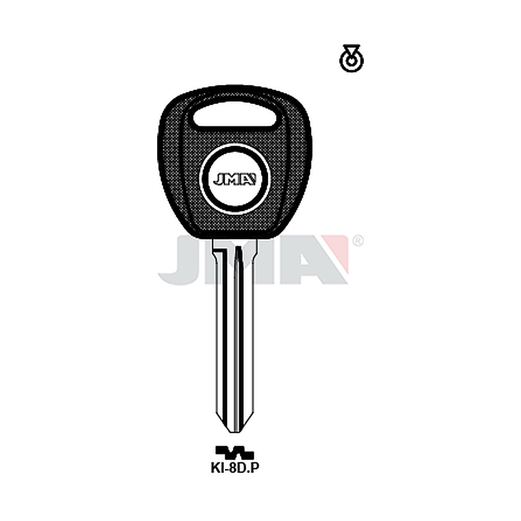 Clé t.p.sans transponder TP00KI-8DP