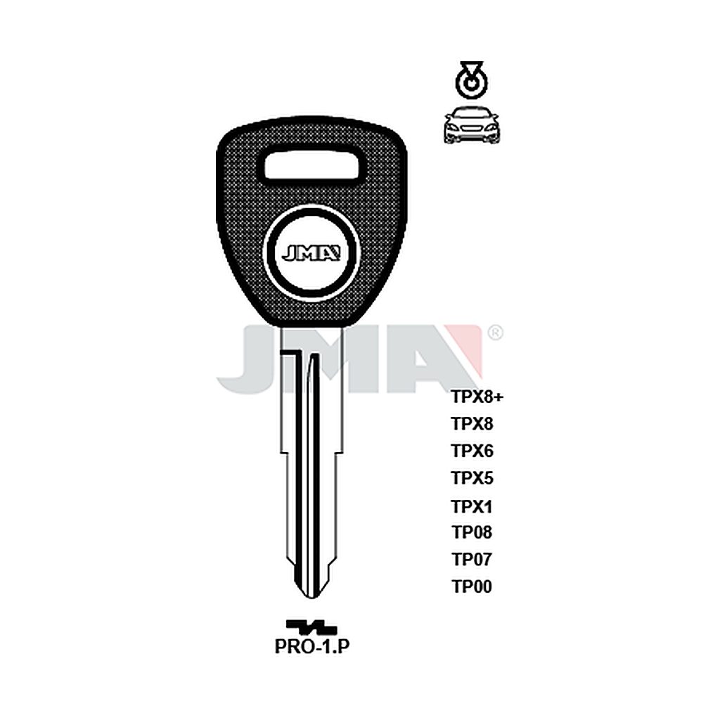 Clé t.p sans transponder TP00PRO-1P