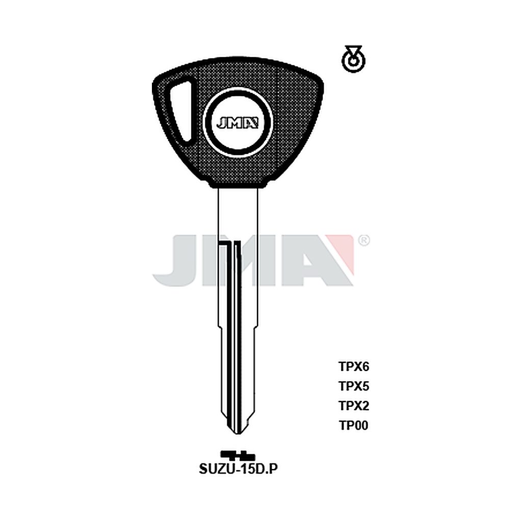 Clé t.p sans transponder TP00SUZU-15DP
