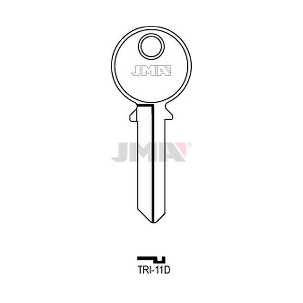 Clé plate acier TRI-11D