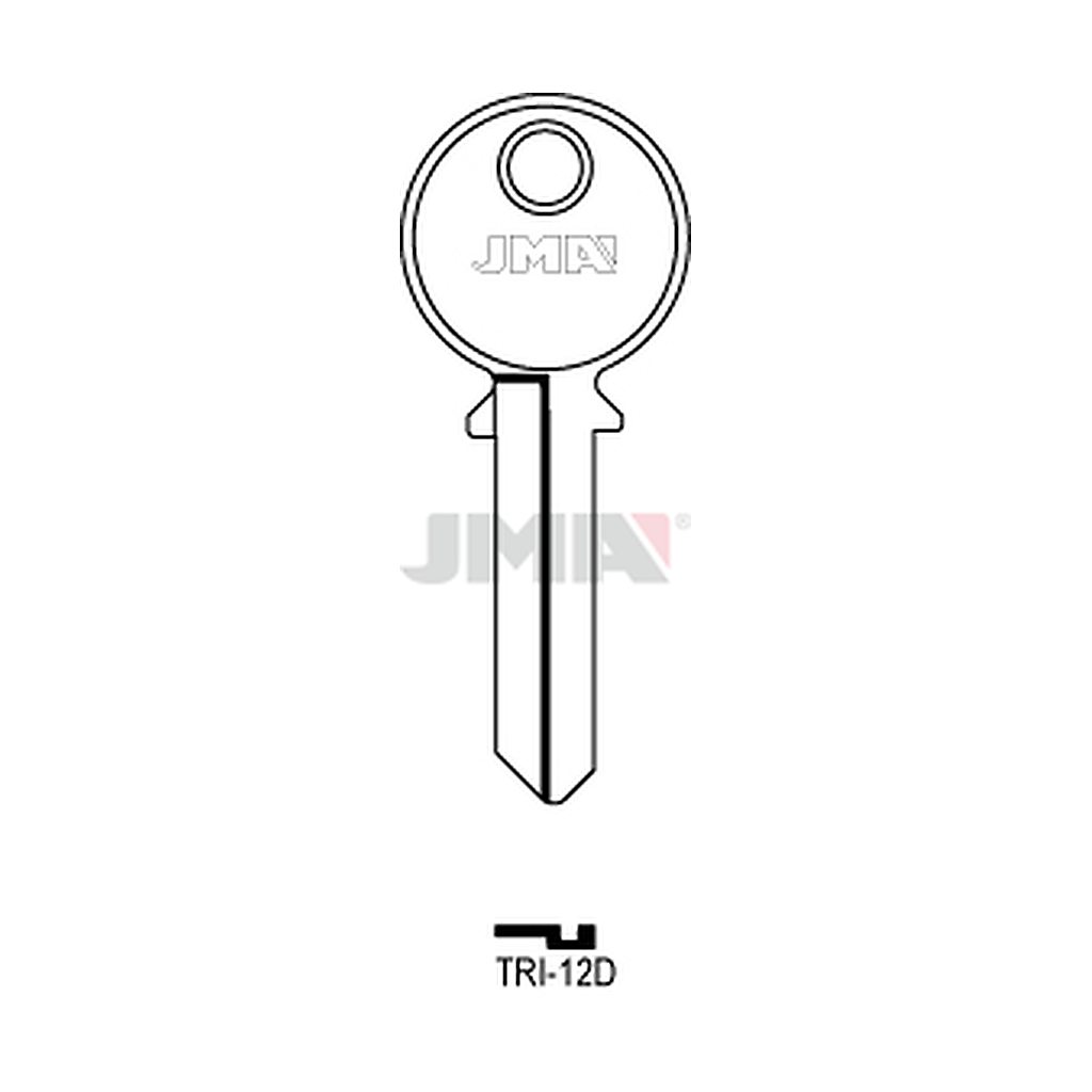 Clé plate acier TRI-12D