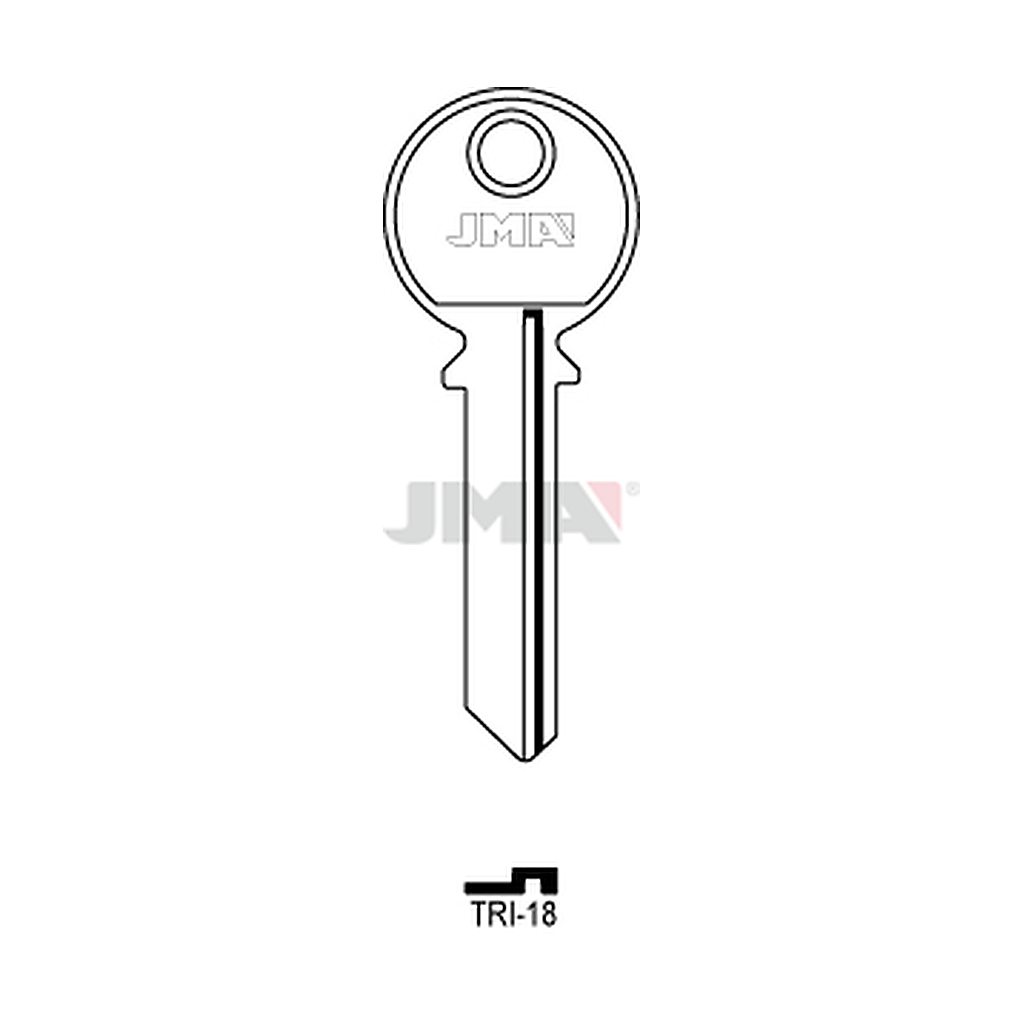 Clé plate acier TRI-18