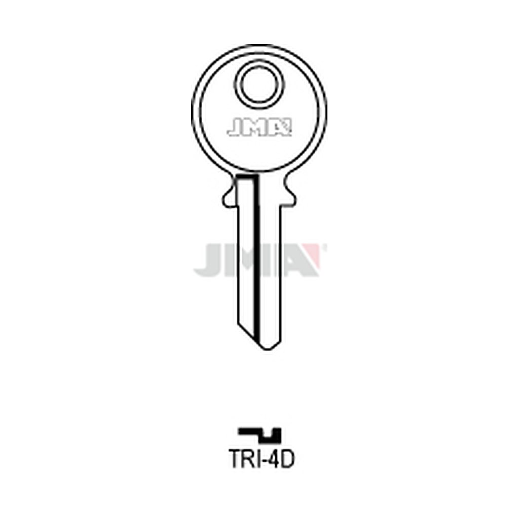 Clé plate acier TRI-4D