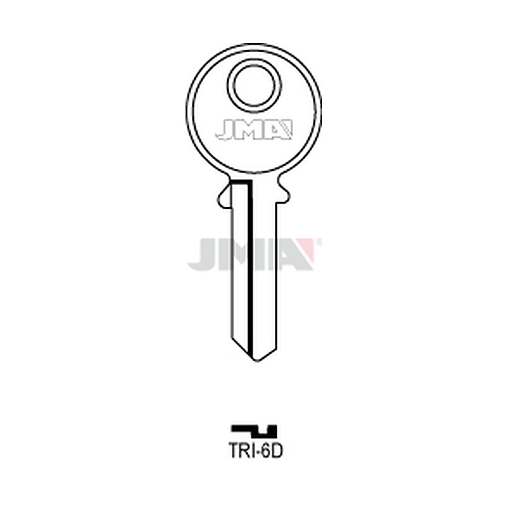 Clé plate acier TRI-6D